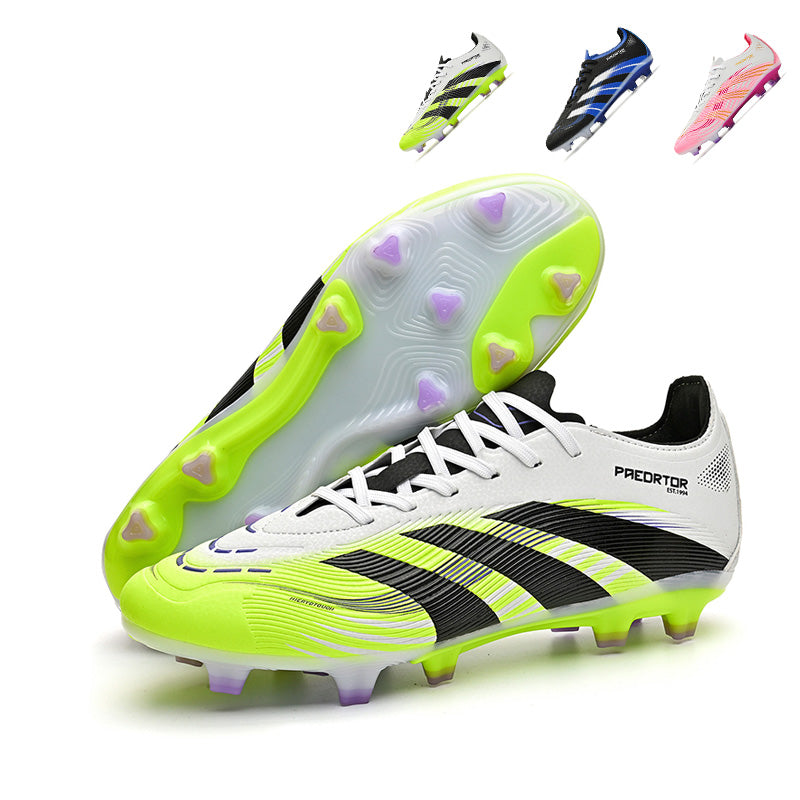 Predator Style AG Soccer Cleats, Artificial Grass Football Boots, Breathable Control Training Sneakers for Synthetic Turf (Multiple Colors)-Yinzu2588