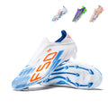 Laceless AG Soccer Cleats - Professional Artificial Grass Football Boots, Speed-Focused Slip-On Training Sneakers for Youth & Adults-Yinzu-X2517