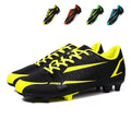 Youth & Adult AG  Soccer Cleats, Breathable Grid Woven Mesh Long Studs Football Boots, Lightweight Outdoor Natural & Artificial Grass Training Soccer Shoes for Boys Girls Men Women-zankexieye1685
