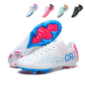 CR7 Artificial Grass Soccer Cleats, Breathable Low-Top Football Boots, Flexible Traction Training Sneakers (Multiple Colors)-Yinzu018