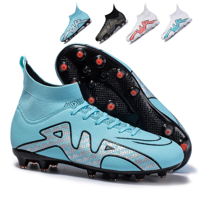 High-TopAG Soccer Cleats - Breathable Football Boots with Ankle Support ,Athletic Outdoor Competition Soccer Shoesfor Training & Matches-WEJIESS-CK15