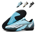 Soccer Cleats Turf Shoes Professional Training Football Boots Athletics Competition Futsal Sneakers with Dynamic Flame Graphic-WEJIESS5081