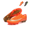 AG Sock Collar Soccer Cleats, Artificial Grass Football Boots, Breathable Knit Speed Training Sneakers for Youth & Adults-YinzuQS003-1