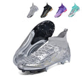 Men's High-Top AG Soccer Cleats - Artificial Grass Football Boots, Breathable Sock Collar Athletic Soccer Shoes, Non-Slip Spikes Training Sneakers for Youth & Adults (Multiple Colors)-Yinzu2613