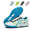 Low-Top TF Turf Soccer Cleats, Lace-Up Vertical Rib Woven PRO 10 Camo Print Football Shoes, Non-Marking Compact Short Stud Rubber Training Cleats for Indoor Hard Courts & Short Artificial Turf-zusheng671