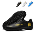 Football Cleats Turf Football Boots Professional Athletics Training Shoes Indoor Outdoor Futsal Sneakers with Number 10 Design-WEJIESS012