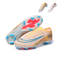 AG Soccer Cleats, KM Air Zoom Football Boots, Breathable Knit Speed Training Sneakers for Artificial Grass-Yinzu-QS005
