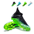 High Ankle AG Soccer Cleats, Knitted Sock Collar Football Boots, Textured Upper Soccer Shoes for Outdoor Grass Training & Competition-chuanghai-X8823