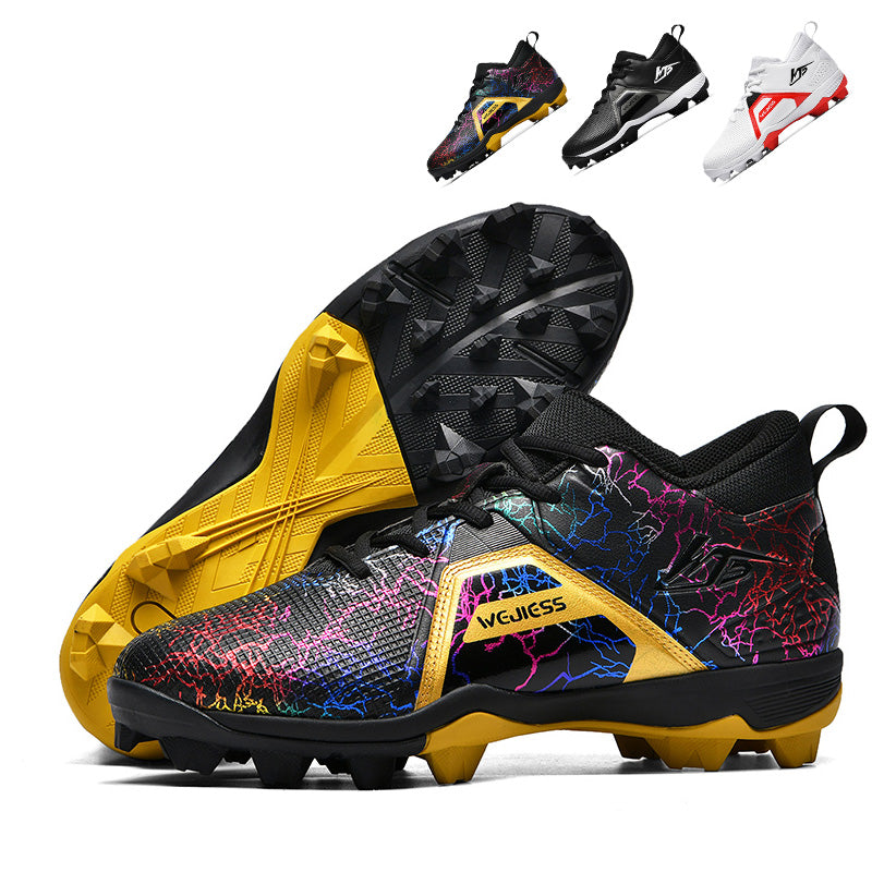 AG Soccer Cleats Professional Artificial Grass Football Boots AG Competition Athletic Football Shoes for Adults and Youth-WEJIESS-A001