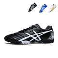 Low-Cut TF Soccer Cleats - Turf Football Boots, Durable Leather Non-Slip Training Sneakers for Youth & Adults-Yinzu2022