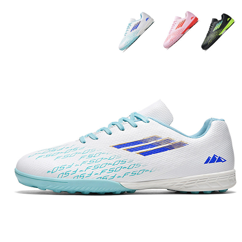 Professional  Turf Soccer Shoes, Laceless Lightweight Breathable Football Boots for Artificial Turf, Non-Slip Athletic Training Cleats-Yinzu-Y26