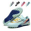TF Soccer Cleats with Hook & Loop Strap - Boys & Girls Turf Football Shoes, Easy On/Off Non-Slip Training Sneakers for Toddlers & Youth-Yinzu2602