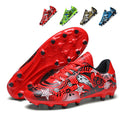 AG Soccer Cleats Professional Artificial Grass Football Boots with Cartoon Star Graphic, Anti-Slip Transparent Studs, High-Performance Athletic Soccer Shoes for Synthetic Turf & Training-Yinzu216
