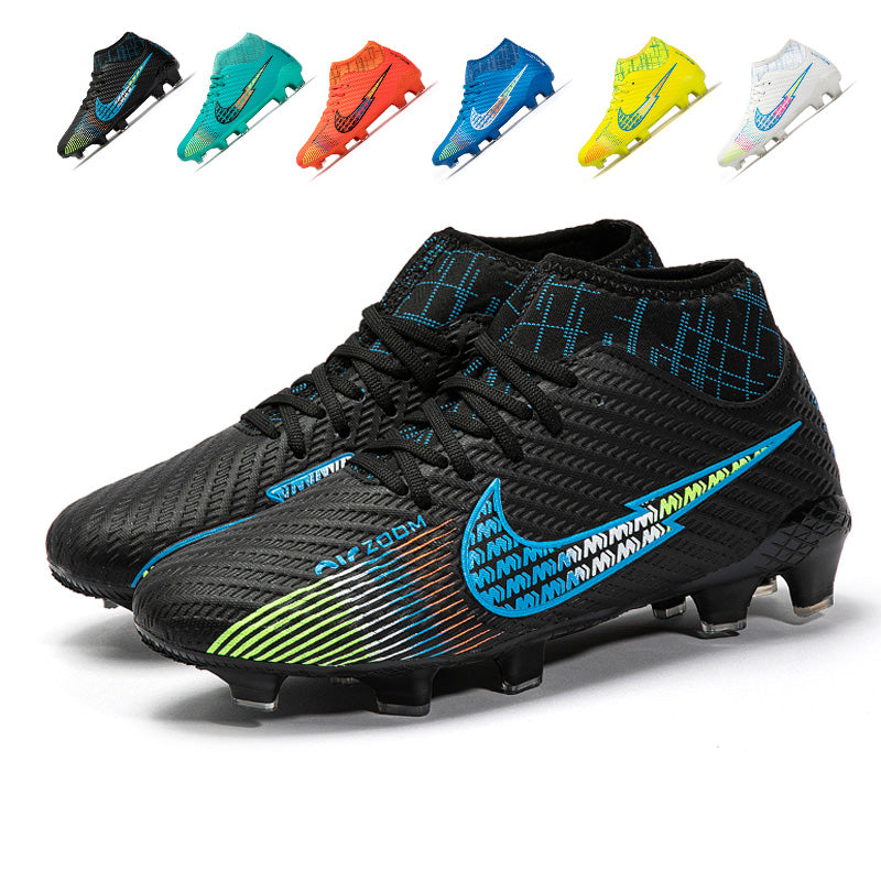 High Top Soccer Cleats AG  Football Boots, Professional Outdoor Training Soccer Shoes for Adult Youth, Non-Slip Durable Athletic Football Shoes Multiple Colors Available-xuanle596-1