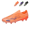 Laceless AG Soccer Cleats - Professional Artificial Grass Football Boots, Breathable Sock Collar Athletic Training Sneakers for Youth & Adults -Yinzu-T36