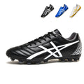 Low-Cut AG Soccer Cleats - Professional Artificial Grass Football Boots, Durable Leather Non-Slip Training Sneakers for Youth & Adults-Yinzu2022