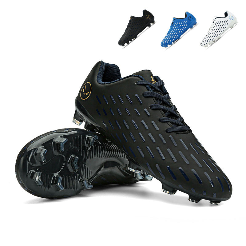 AG Soccer Cleats, Boys Girls  Football Boots, Striped Pattern Youth Soccer Shoes for Training & Matches-zhuoshi22035