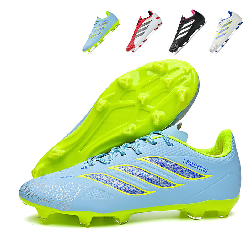 Professional Artificial Grass Football Boots,  AG Soccer Cleats,Lightweight Athletic Soccer Shoes with Speed Texture Upper, High-Traction Soccer Spikes for Synthetic Turf Competition & Training-Yinzu26001