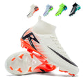 Professional High-Top Soccer Cleats, Outdoor AG  Football Boots with Breathable Sock Collar, Lightweight Anti-Slip Athletic Training Soccer Shoes -Yinzu2602Z