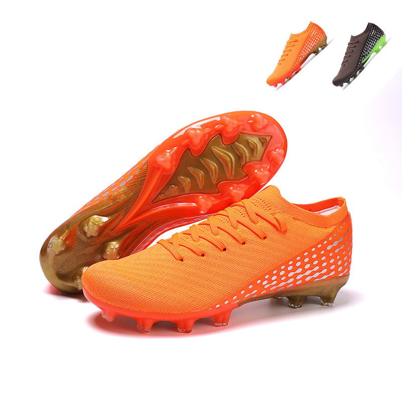 AG Sock Collar Soccer Cleats, Artificial Grass Football Boots, Breathable Speed Training Sneakers for Youth & Adults-YinzuQS003-2