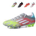 Low Cut TF Turf Soccer Cleats, Lace-Up Ultra-Thin Woven Mesh Football Boots, Gradient Three Stripes Lightweight Training Athletic Shoes for Indoor Hard Courts & Short Artificial Turf-zusheng1991