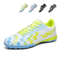 Low Cut TF Turf Soccer Cleats, Lace-Up Breathable Woven Mesh Zigzag Gradient Synthetic Football Boots, ARSM Letter Double Arrow Logo Lightweight Training Athletic Shoes for Indoor Hard Courts & Short Artificial Turf-zusheng-SM106-1