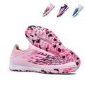 F50 Laceless TF Soccer Cleats - Turf Football Boots, Speed-Focused Slip-On Training Sneakers for Youth & Adults-YinzuX2602