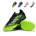 Low Cut TF Turf Soccer Cleats, Lace-Up Breathable Dot Textured Mesh F50+ Gradient Graphic Football Boots, Non-Marking Dense Block Rubber Training Shoes for Indoor Hard Courts & Short Artificial Turf-Hxh-X2009