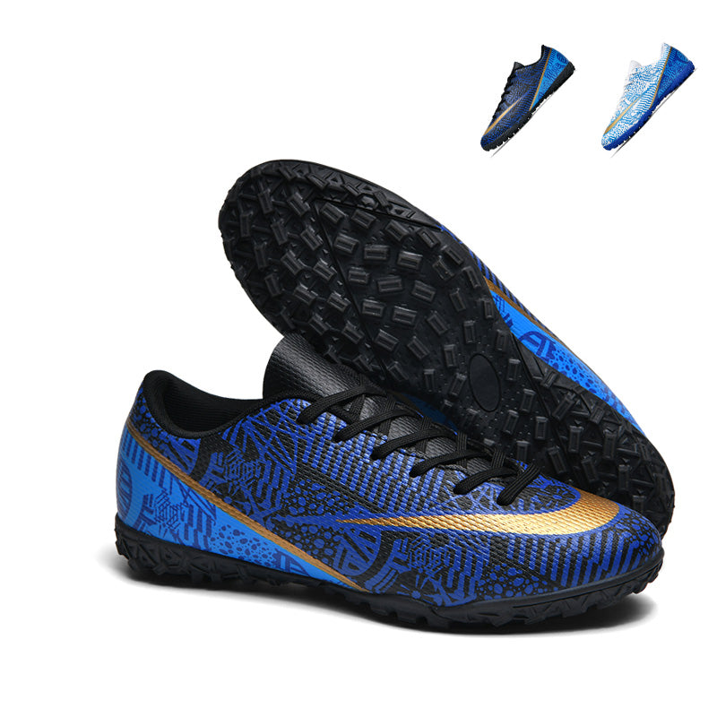 Turf Soccer Cleats, Abstract Tribal Print Football Shoes, Lightweight Breathable Non-Slip Training Sneakers-Yinzu008