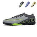 Men's TF Air Z000 Turf Soccer Cleats, Breathable Knit High-Top Football Shoes, Anti-Slip Training Sneakers for Synthetic Turf-Yinzu-BD002