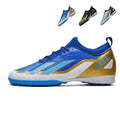 TF Soccer Cleats for Artificial Grass, Turf Football Shoes with Sock Collar, Non-Slip Breathable Training Sneakers for Youth & Adults-Yinzu008D