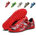 Turf Soccer Cleats, Cartoon Star Graphic Football Boots with Non-Slip Rubber Sole, Professional Athletic Soccer Shoes for Artificial Turf, Indoor & Hard Ground Training-Yinzu216-1